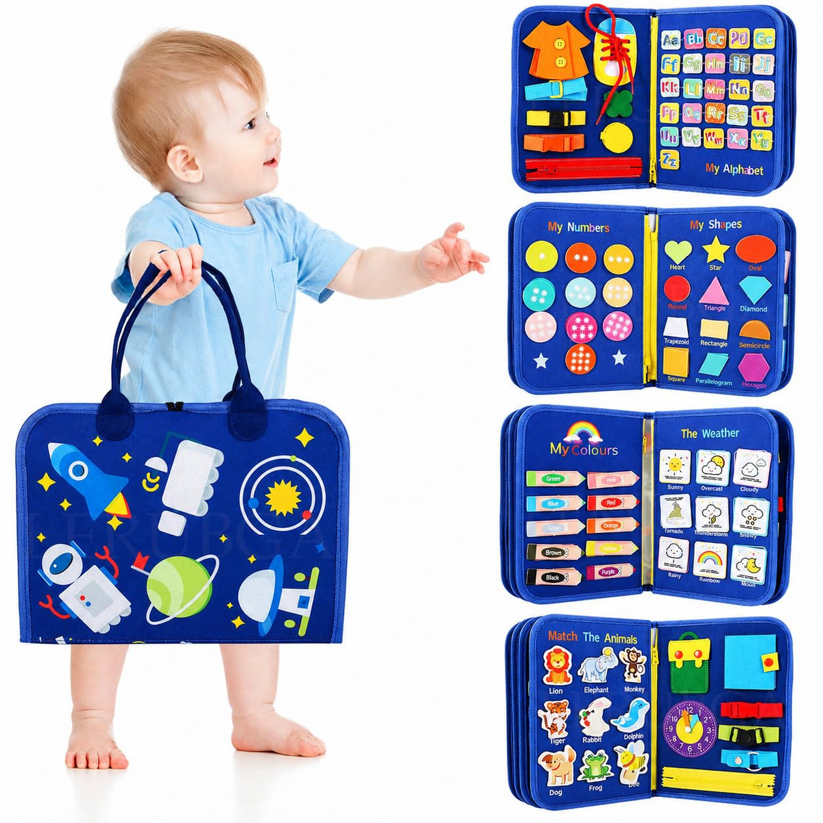 Baby busy book