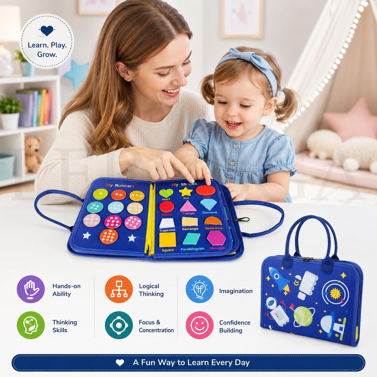 Baby busy book