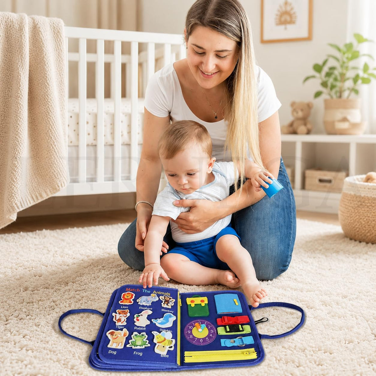 Baby busy book