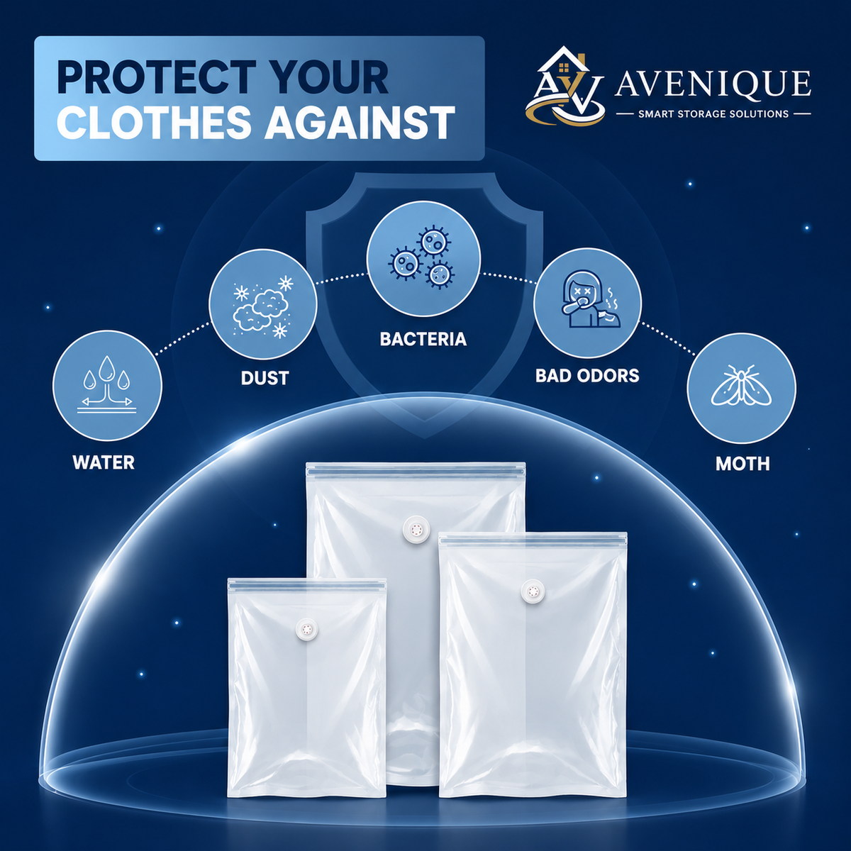 SpaceVault™ Vacuum storage bag