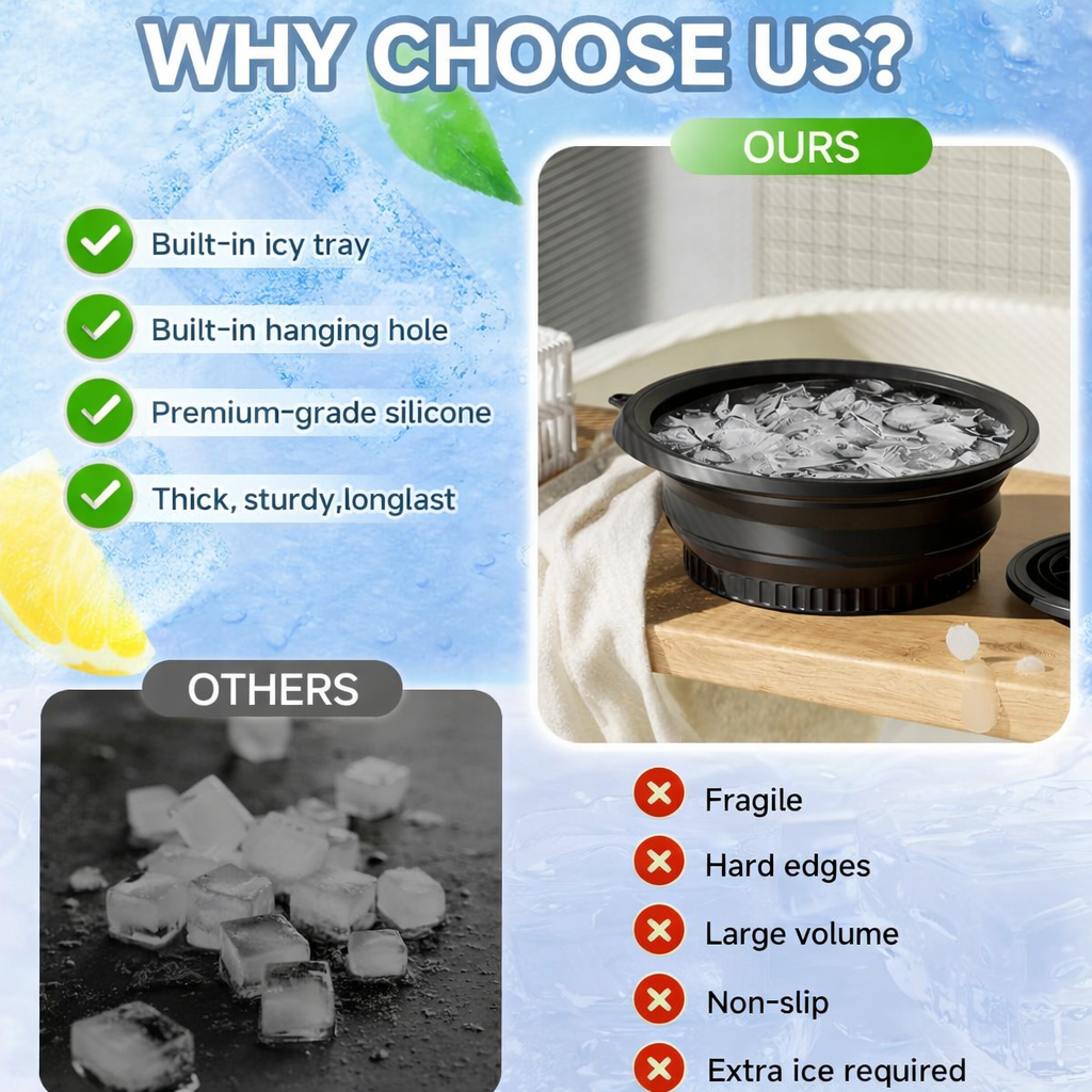 SILICONE ICE FACE BOWL
