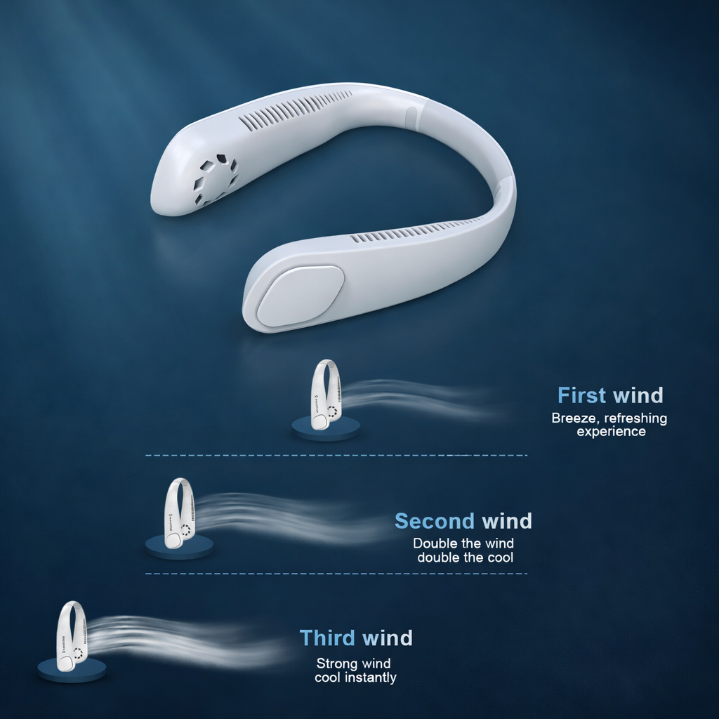 Wearable Neck Fan