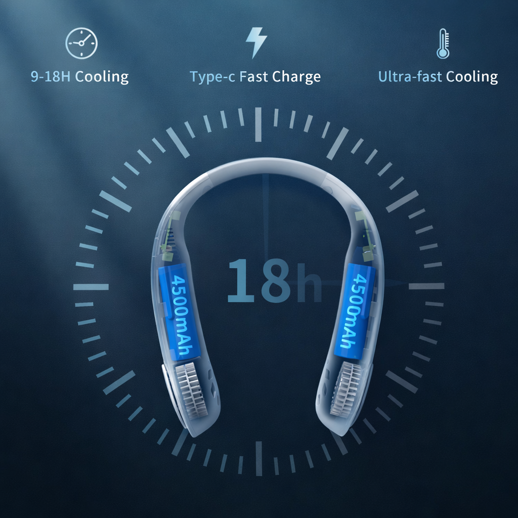 Wearable Neck Fan