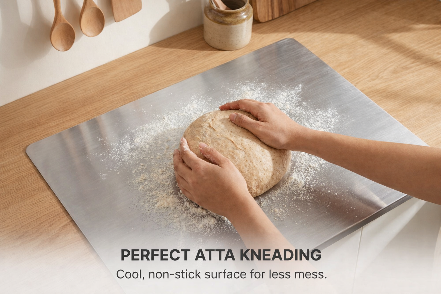 SteelGuard™ Stainless Steel Chopping Board