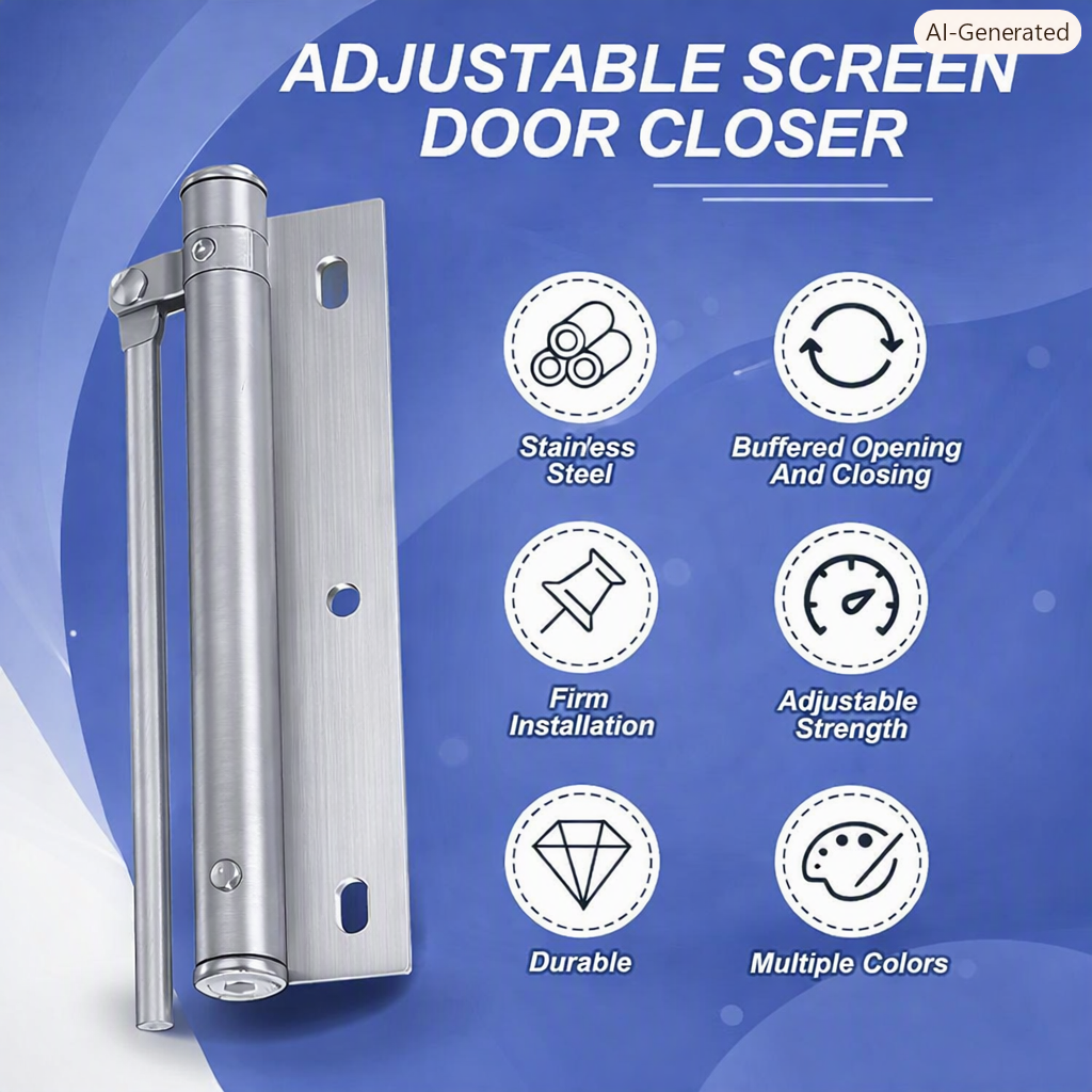 Automatic door closer (steel)