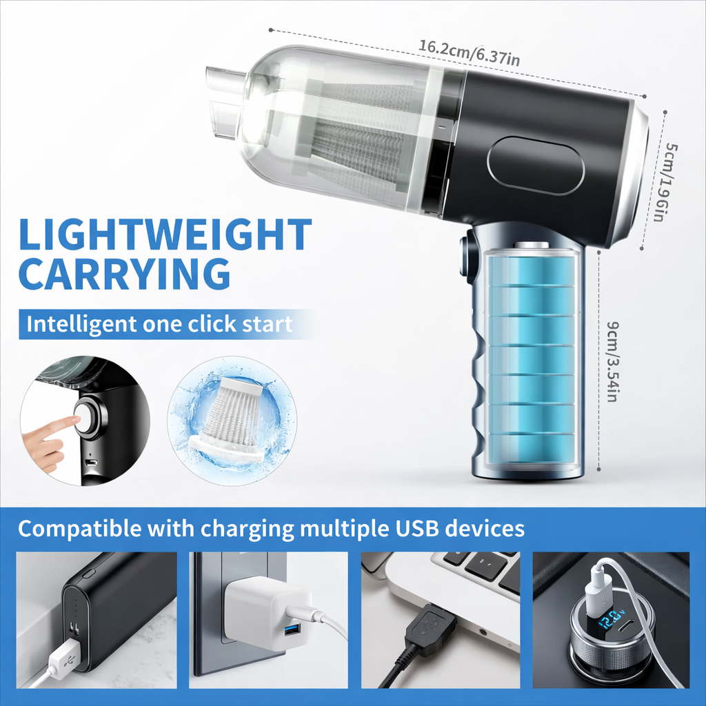 3 in 1 Portable Vacuum Cleaner